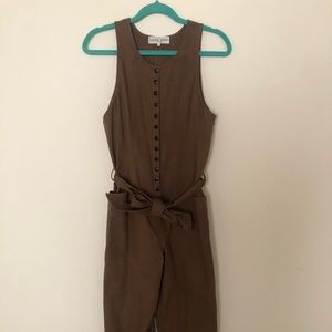 Apiece apart button front jumpsuit